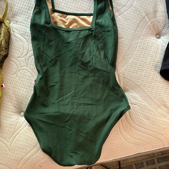 Yumiko Forest Green Leotard - Picture 2 of 2
